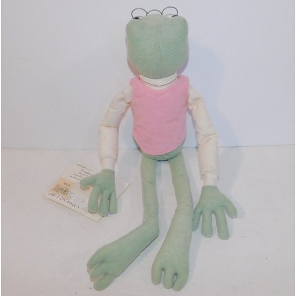 Bently Hopperton 15" Plush Frog Bently & Egg William Joyce Stuffed 1997 w Tag - Picture 5 of 6